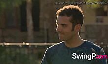 HOT SUMMER SWINGERS STRIP NAKED for group fun and wild orgy vibes!