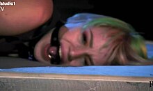 Astrid's Ass Spanked Hard for Curiosity in Garage Domination