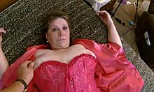 granny carmen fingers her gilf pussy till she explodes in orgasm