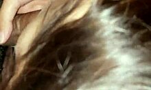 Prostitute Squirts on Thick Cock After Sloppy Suck