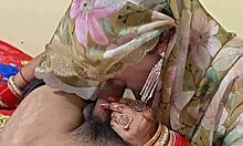 Indian Babysitter Fucks Father-in-Law Raw in Bedroom with Dirty Hindi Talk