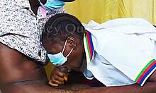 Amateur deepthroat cock sucker gulps every drop!