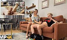 the cute skinny blonde russian neighbor nympho with small tits and shaved pussy takes vip4k cock deep in tight butthole until cum overflows