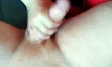 good mroning babe... milf grabs fat cock for deep morning handjob and swallow cumshot