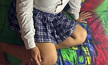 desi gf squirts hard during fingered college sex in viral mms