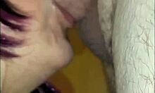 Colombiana SabrinaFoxy sucks lover's cock deep in hotel