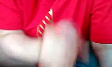 good mroning babe... milf grabs fat cock for deep morning handjob and swallow cumshot