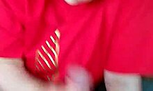 good mroning babe... milf grabs fat cock for deep morning handjob and swallow cumshot