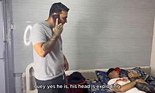 mi compadre enfermo gets puta nurse to suck and fuck him good subtitled