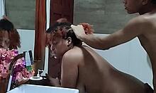 young couple films raw amateur fuck in hotel bathroom!!