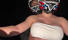 a mexican latina picks up didi client no bra flashing big natural tits wetting panties outdoors