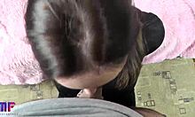 the thief breaks in but gets caught bound and face fucked roughly in pov