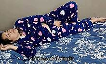 horny latina milf done masturbating sucks friend's cock then rides rough