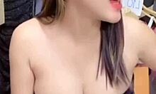 those huge teen tits tease with her wet shaved pussy begging for touch