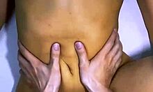 stepdad shares naughty kitchen laugh ends kissing best friend