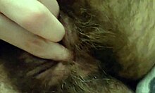 Fucking My Tied Big Clit Purple in Close-Up!