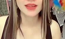 those huge teen tits tease with her wet shaved pussy begging for touch