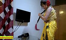 beautiful indian maid bends over for rich boys rough doggystyle sex