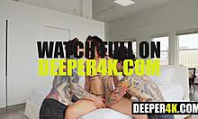 Brooklyn Gray Deepthroats Owen Gray in Petite Threesome Reality