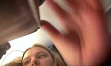 bbw fat slut masturbates shaved pussy orgasms during public close-up fuck