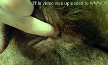 Fucking My Tied Big Clit Purple in Close-Up!