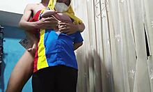 Fuck Yeah! Indomaret Clerk Bent Over Doggystyle Pounding!