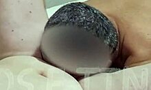 i can't resist my husband's tongue devouring my tasty wet shaved pussy on bed