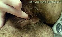 Fucking My Tied Big Clit Purple in Close-Up!