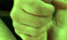 gf milks my throbbing monster cock first time prostate play handjob