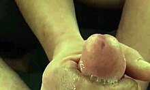 gf milks my throbbing monster cock first time prostate play handjob