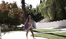 brooklyn gray finally fucks stepdad's monster cock doggystyle when home from college 😈🍆💦