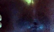 wanna see this pregnant black girl flashing her natural tits in the shop bathroom?