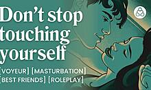 Best Friend Catches You Jerking Dick to Her Creamy Pussy Orgasm POV