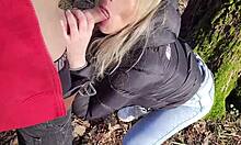 Woods stranger blowjob sparks first date outdoor pounding frenzy