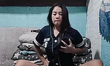 my asian roommate's getting so horny wanna peek at her?