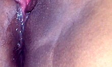 watch this horny shaved latina pussy drip and explode in wild orgasm close-up