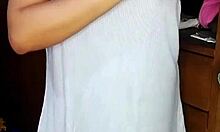 leaked video catches horny argentinian teacher fingering her wet pussy outdoors in lingerie