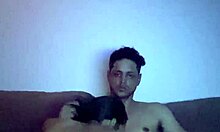 amateur slut sucks cock hard with anal plug stretching tight asshole