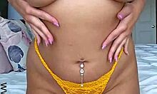 superhot teacher scarlet teases in lingerie ripping clothes for horny striptease orgasm