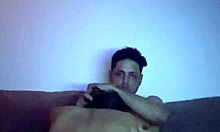 amateur slut sucks cock hard with anal plug stretching tight asshole