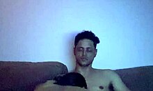 amateur slut sucks cock hard with anal plug stretching tight asshole