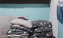 my asian roommate's getting so horny wanna peek at her?