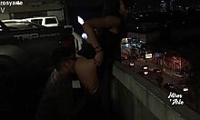 what if stranger licks miroslava's pussy in public parking lot nylons?