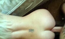 What happens when amateur teen bends over for tight anal POV