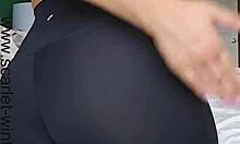 superhot teacher scarlet teases in lingerie ripping clothes for horny striptease orgasm