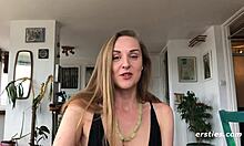 Sexy Sarah Fingers Perky Tits to Orgasm in Solo Magic