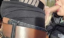 Woods stranger blowjob sparks first date outdoor pounding frenzy