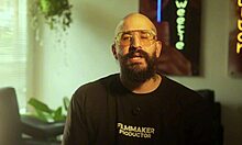 beautiful ebony britanny taylor catches best friend jerking off leading to hot interracial pussy licking scissoring