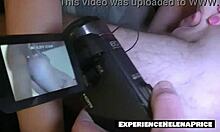 milf deepthroats stranger while cuckold husband watches her anal fuck video