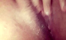 my tiny foreskin dick jerks off while ex teen creams her huge tits pussy part 4